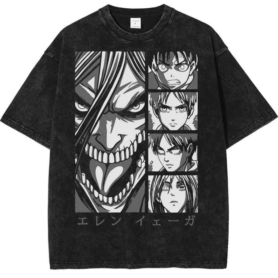 Eren Yeager Shirt, Attack On Titan Shirt, AOT Shirt, Anime Shirt ...