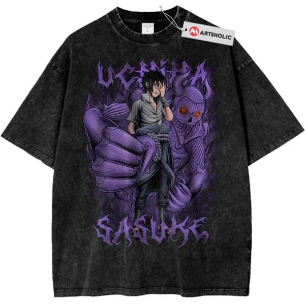 Sasuke Uchiha Shirt, Naruto Shirt, Anime Shirt, Vintage T-Shirt