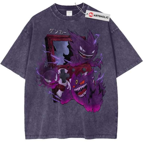 Gengar Shirt, Gatsly Shirt, Haunter Shirt, Pokemon Shirt, Anime Shirt, Vintage Tee