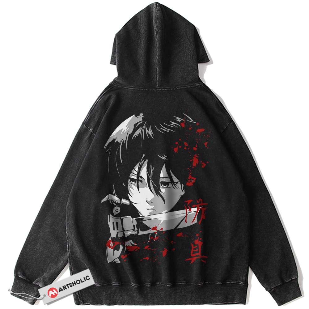 Mikasa Ackerman Hoodie Attack On Titan Hoodie AOT Hoodie Anime Hoodie Vintage Hoodie