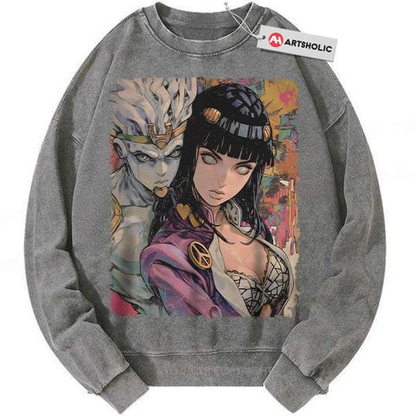 Hinata Hyuga Sweatshirt Naruto Sweatshirt Anime Sweatshirt Vintage Sweater Artsholic Fan Art Merch