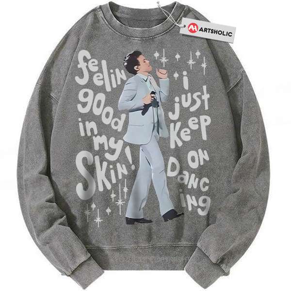 Harry styles grey sweater hotsell